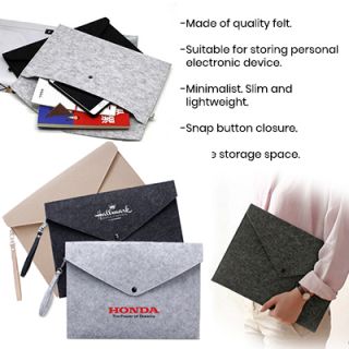 14" Felt iPad and Document Carry Folder 12